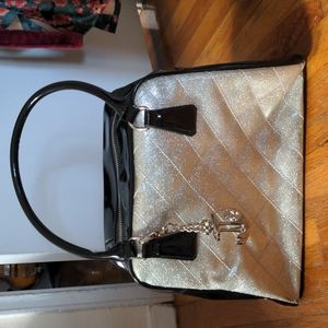 Lux DeVille black & silver purse